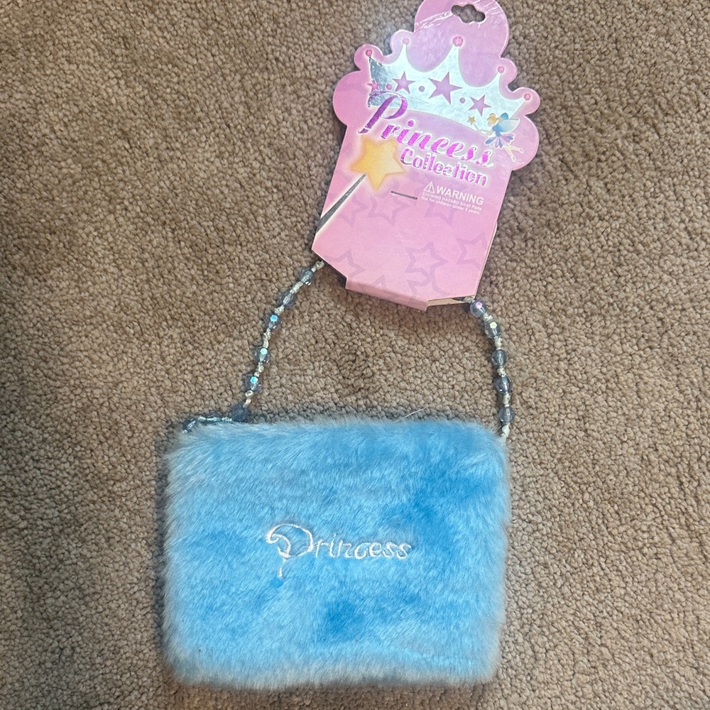 Blue Princess Purse for Kids